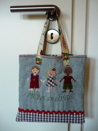 Tasche fr's Freundebuch