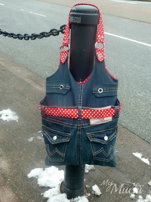 Wenn die Hose nicht mehr passt, dann wird halt ne Tasche draus...