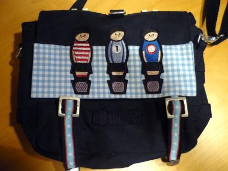 Kindertasche fr einen kleinen Fuballer