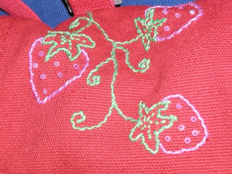 Detailaufnahme 1 zur Emely-Tasche