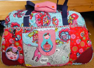 Reisetasche little holiday bag kunterbunt