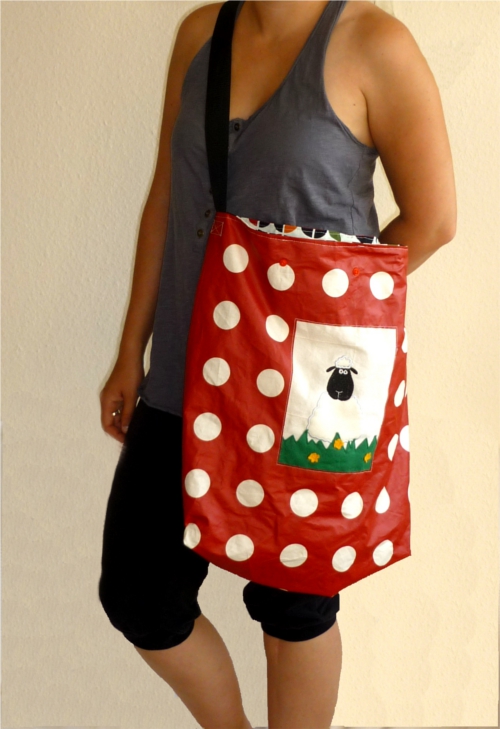 Schaftasche als Wendetasche