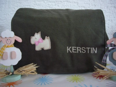 ...ganz schlicht in oliv und beige...