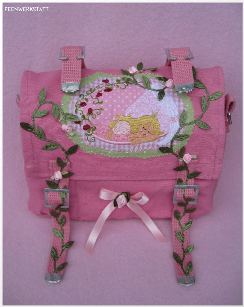 Rosige Prinzessinnen-Tasche