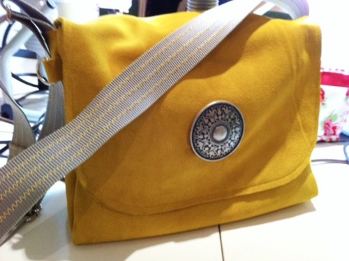 meine fette Ledertasche....