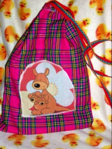 Einfacher Beutel als Verpackung frs Geburtstagsgeschenk