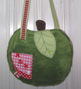 Eine kalorienarme Apfeltasche