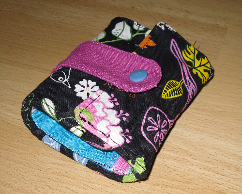 Traumschnitt-Geldbrse mit verndertem Verschluss