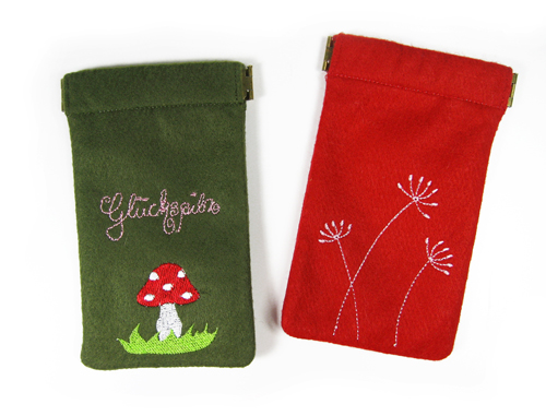 Die Handytaschen...