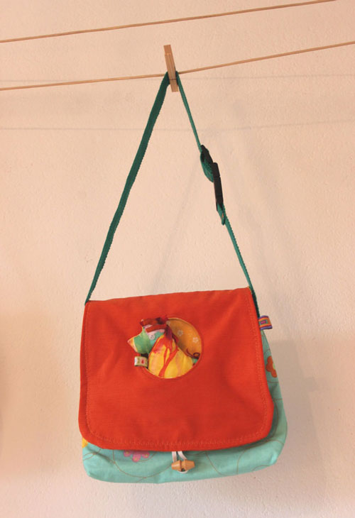 Kindergartentasche mit Dalapferdchen