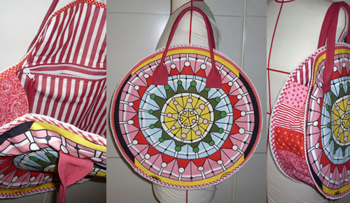 bunte sommerliche Tasche