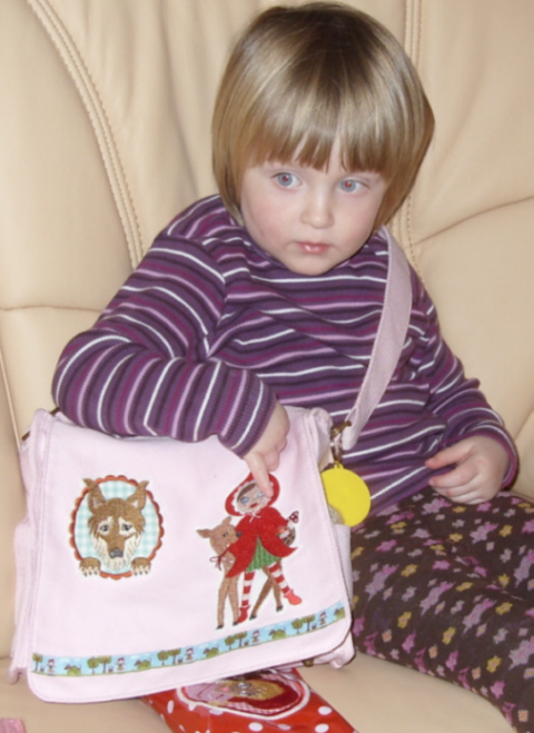 Eine neue Tasche fr den Kindergarten,