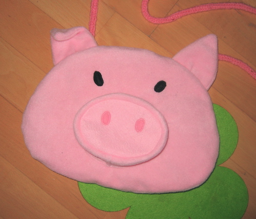 Grunz, ich bin eine Tasche!