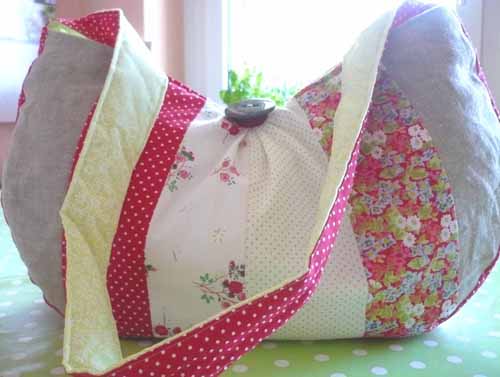 Patchwork Schultertasche