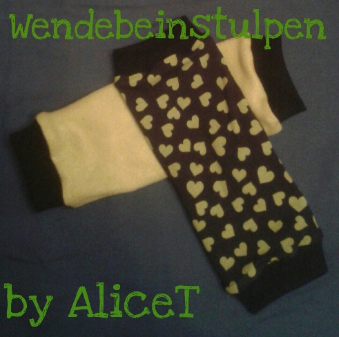 Wendebeinstulpen grne Herzen