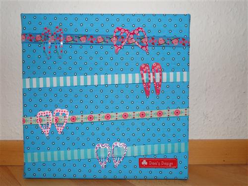 Haarspangenleinwand