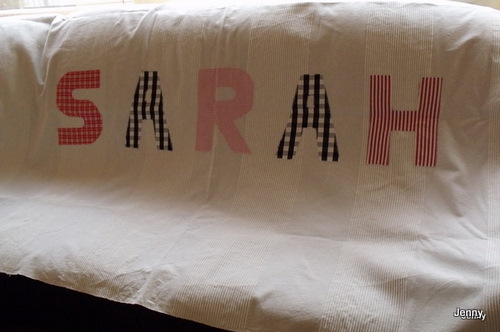 Decke fr Hannah ...
