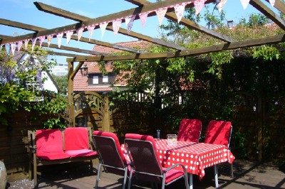 * Gartendeko  fr den Grillabend *
