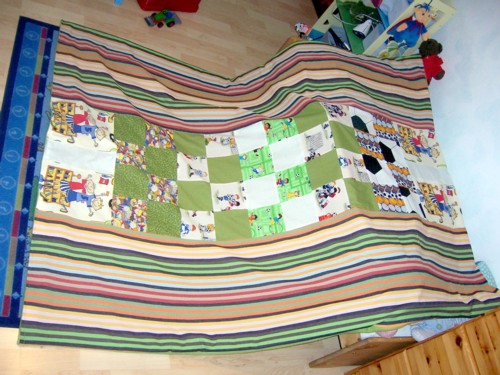 Fuball-Kuscheldeck fr Jungs