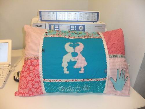 patch mit liebe - kissen