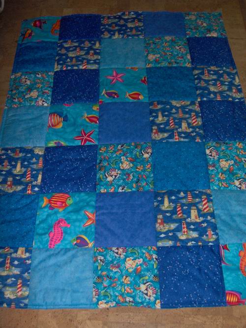 Kuscheldecke fr einen kleinen Seemann