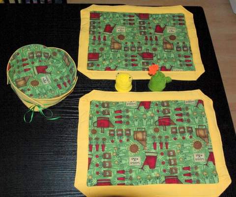 Platzsets Brotkorb Eierwrmer