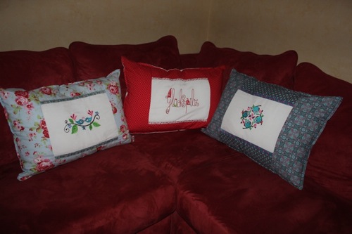 "Patch mit Liebe"-Kissenparade
