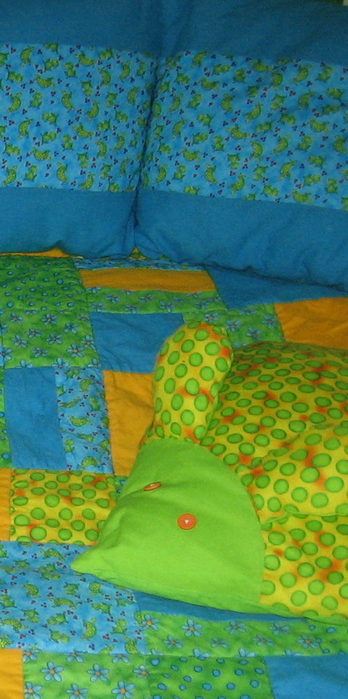 die Kissen zur Decke