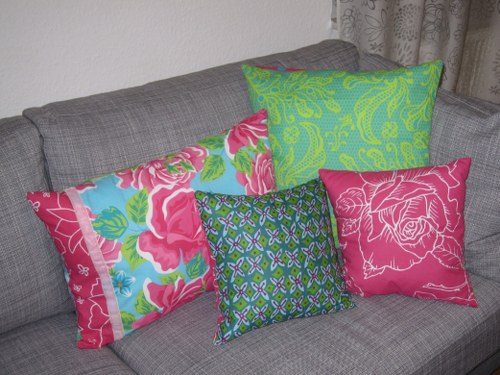 Neue Kissen fr mein Sofa