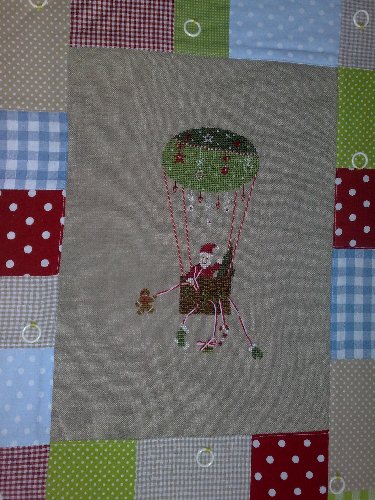 Adventskalender .... handgstickt & gepatcht
