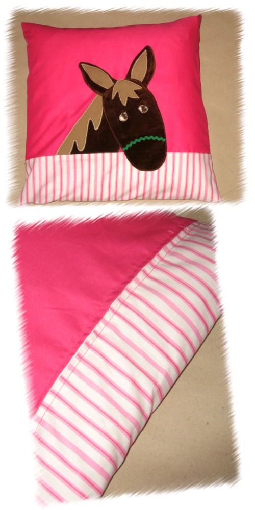 Kissen mit verdecktem RV