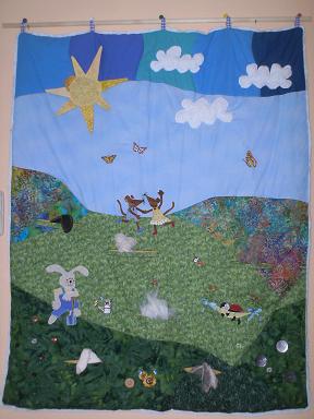 Krabbeldecke und Wandbehang