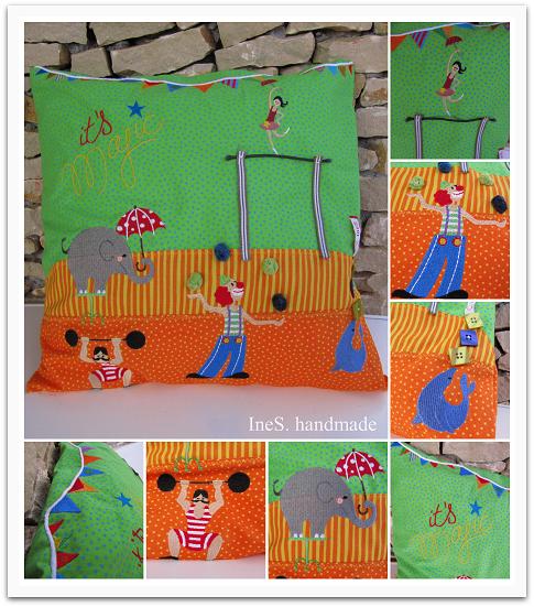 "Manege.frei" Zirkuskissen, Teil 2