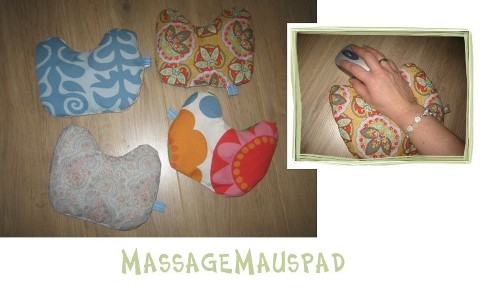 Dieses mit Kirschkern gefllte Massagemauspad
