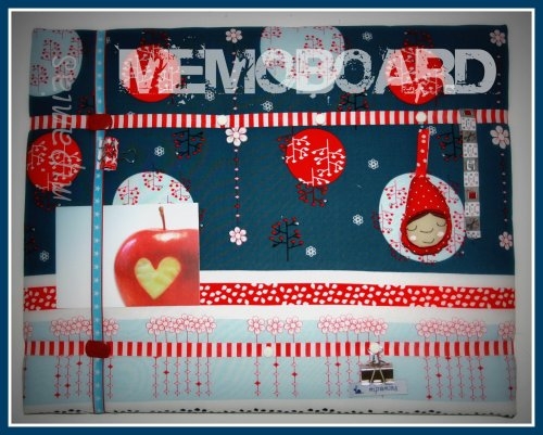 Ein Memoboard...