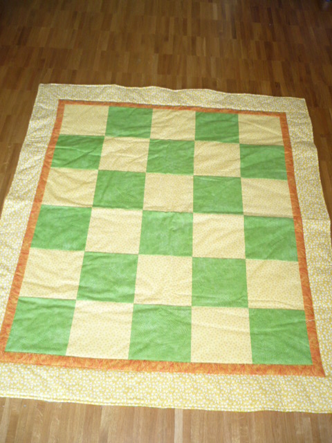 Eine Patchworkdecke fr das Kinderzimmer