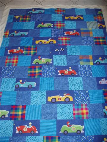 Patchworkdecke Nummer 2 ...