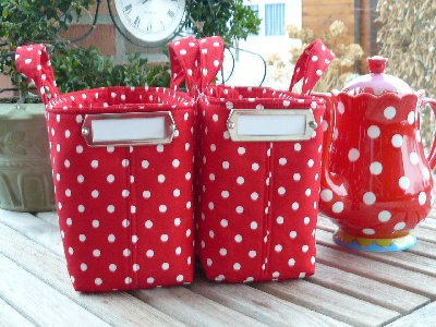 Aufbewahrungs-Stoffkorb/Utensilo