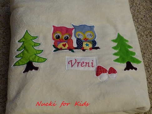 * Kuschel-Eulen-Tagesdecke *