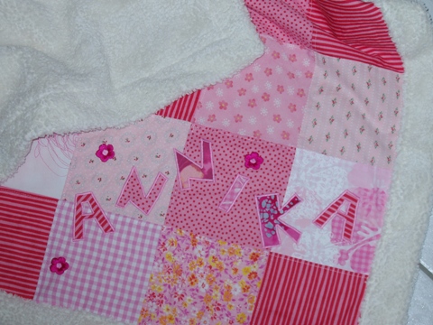Details zur Patchworkdecke