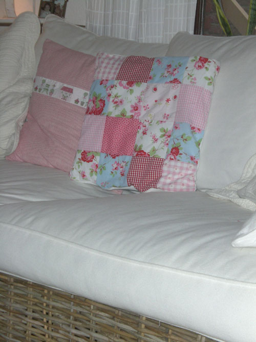 Erstes Patchworkkissen