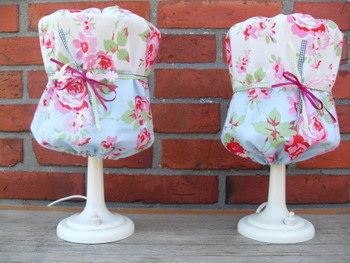 Lampe mit Rosali bezogen