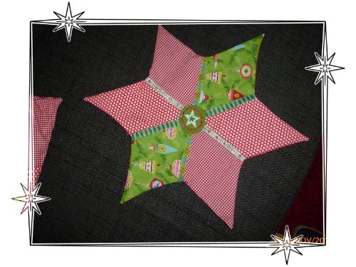 Weihnachts-Star-Pillow..