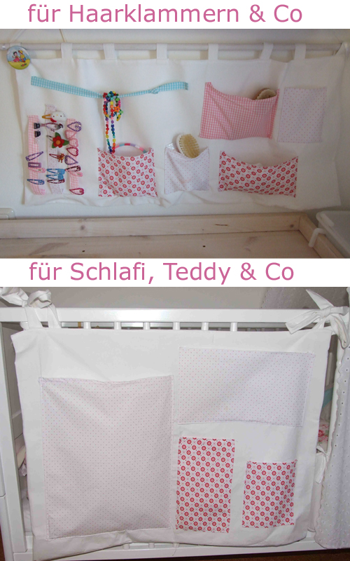 Bettfcher und Haarspangenutensilo