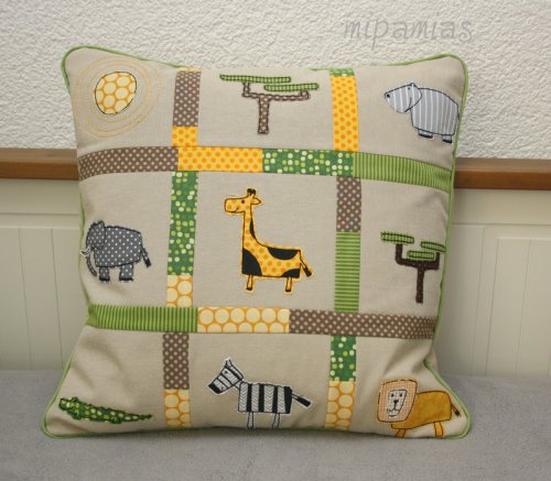 Kissen mit Afrika-Tieren