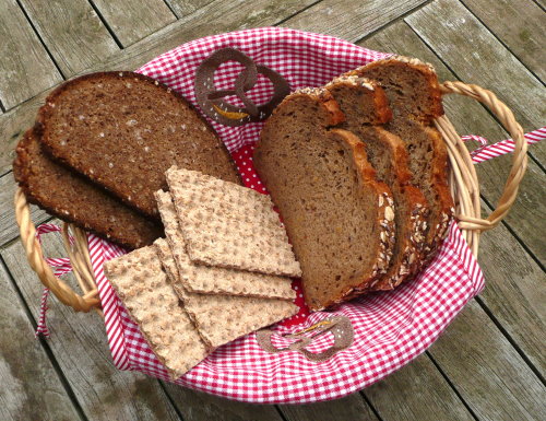 Brotkrbchen aufgebrezelt