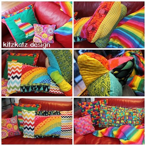 Regenbogen-Wohnzimmer