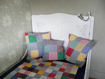 3 Patchwork Kissen...