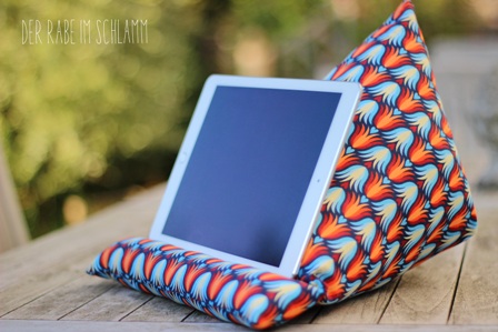 Ein Tablet-Kissen