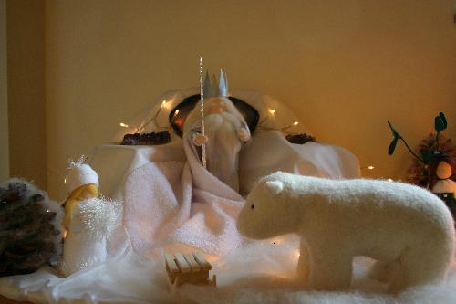 Knig Winter mit Eisbr